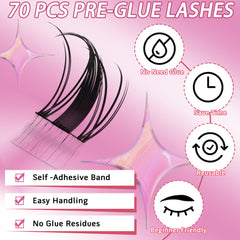 INSPEAUTY lote de clusters reutilizables para múltiples looks