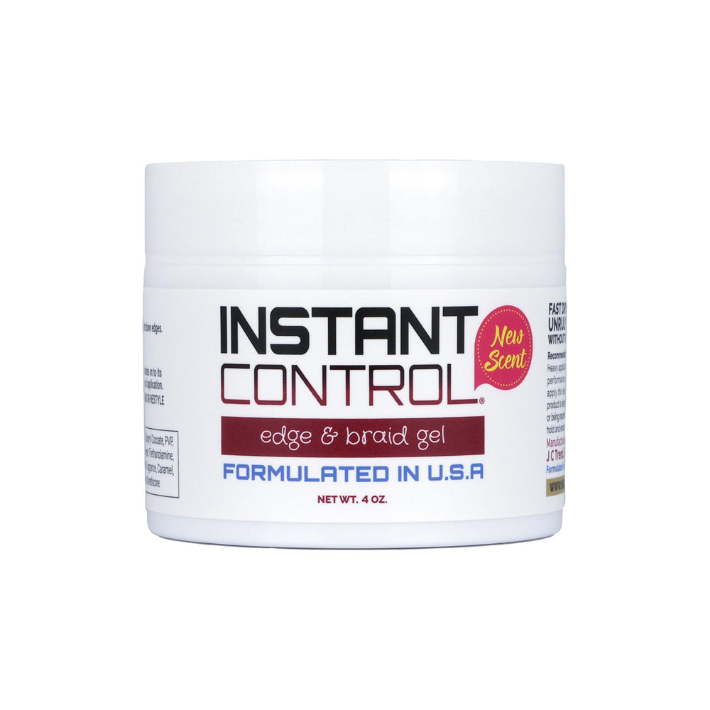 Instant Control Edge & Braid Gel muestra bordes definidos con acabado suave.
