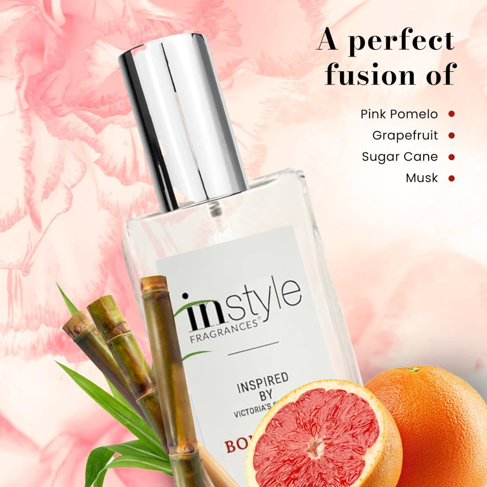 InStyle Fragrances: acabado elegante para estantería y uso discreto.