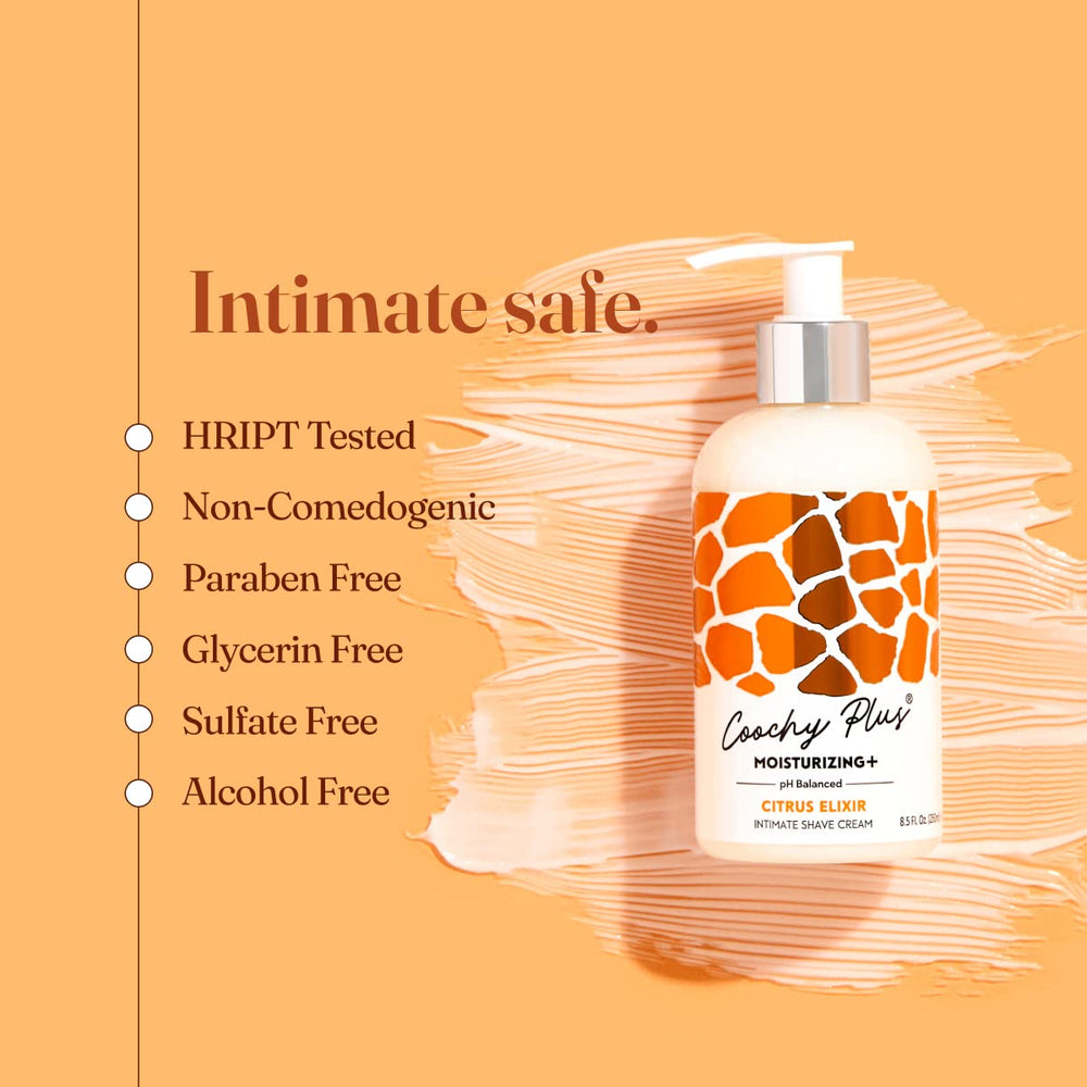 IntiMD Coochy Plus Citrus Elixir, protección contra irritación durante el afeitado.