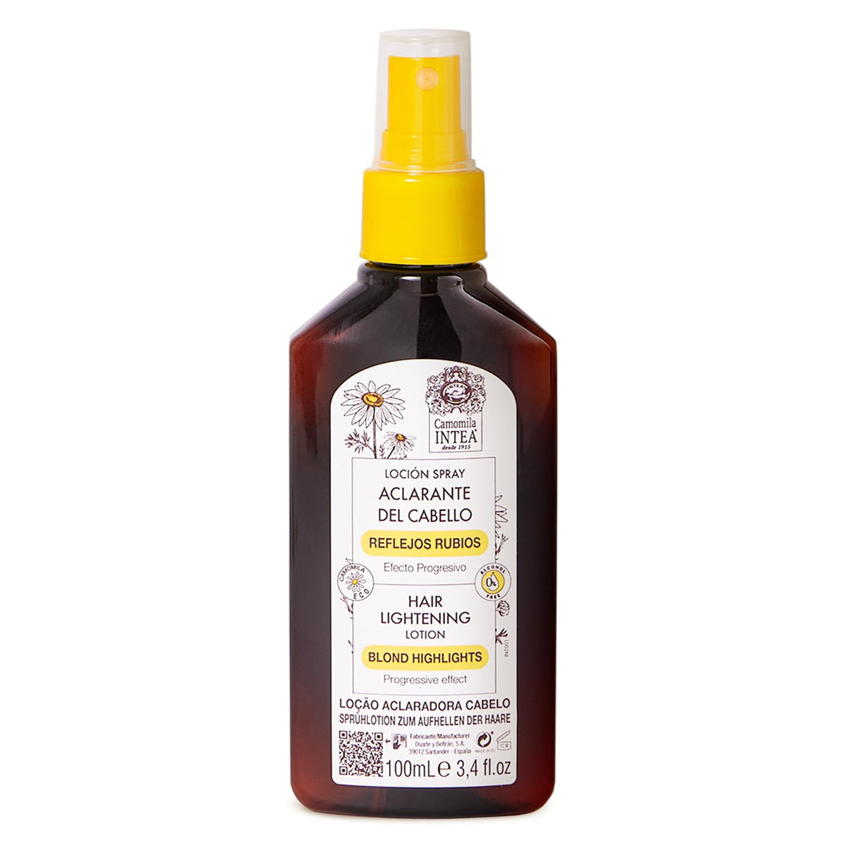 Intea Camomille Éclaircissant Spray, éclaircit doucement les cheveux blonds
