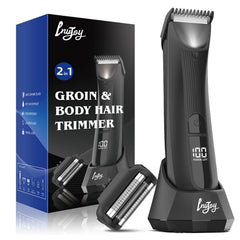 Invjoy Manscape corta corte corporal con precisión cerámica para una piel suave.