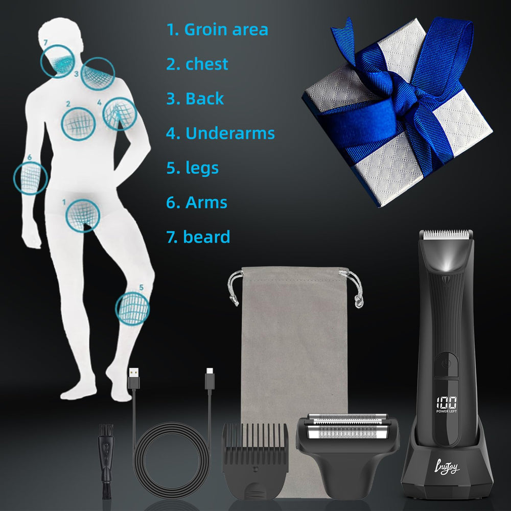 Invjoy Manscape diseño ergonómico para un agarre cómodo.