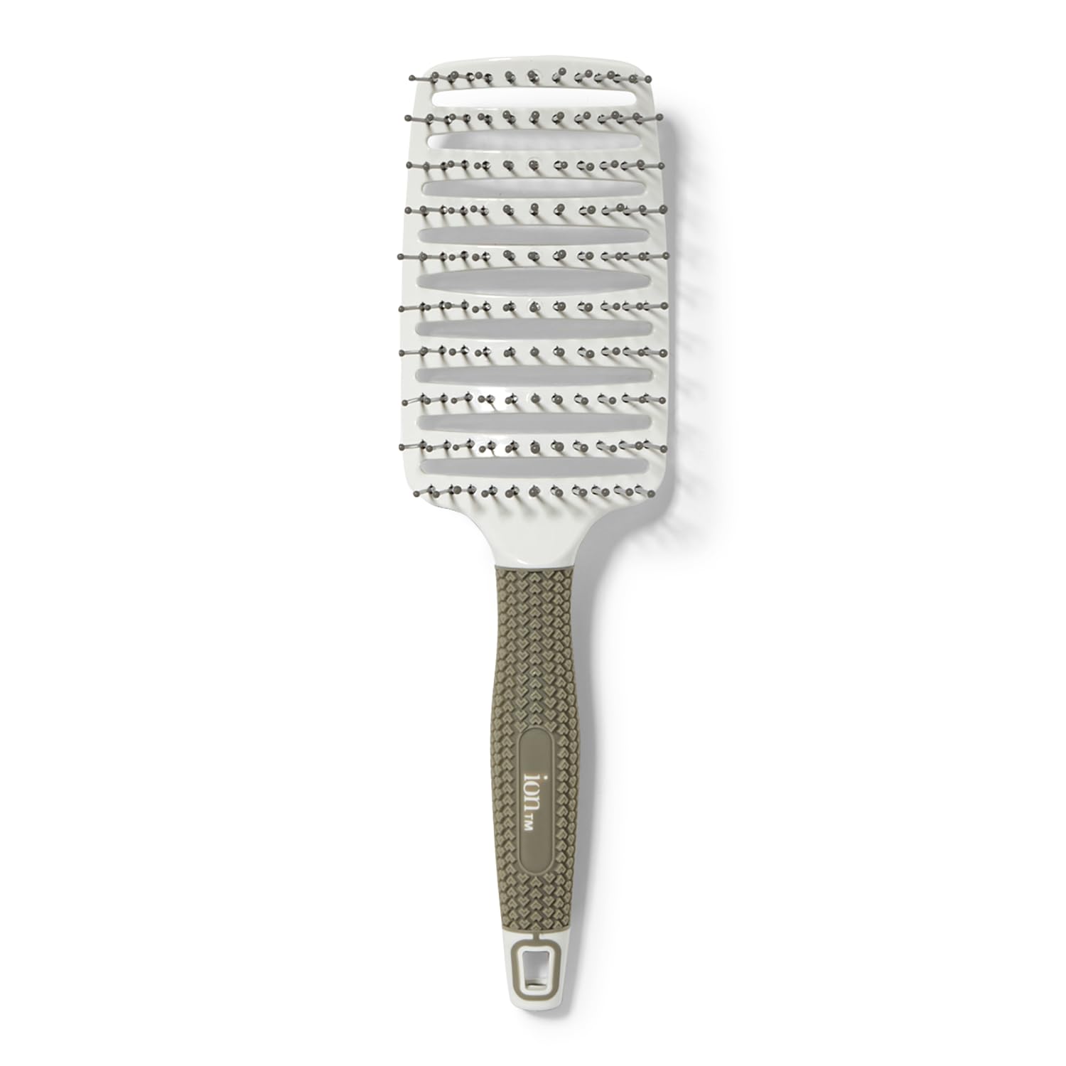Ion cepillo ventilado para secado rápido del cabello
