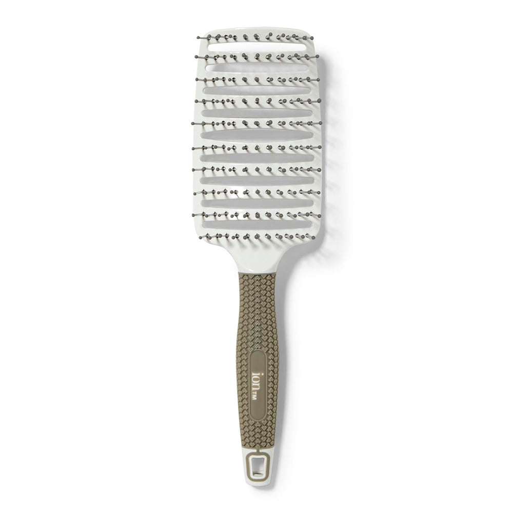 Ion cepillo ventilado para secado rápido del cabello