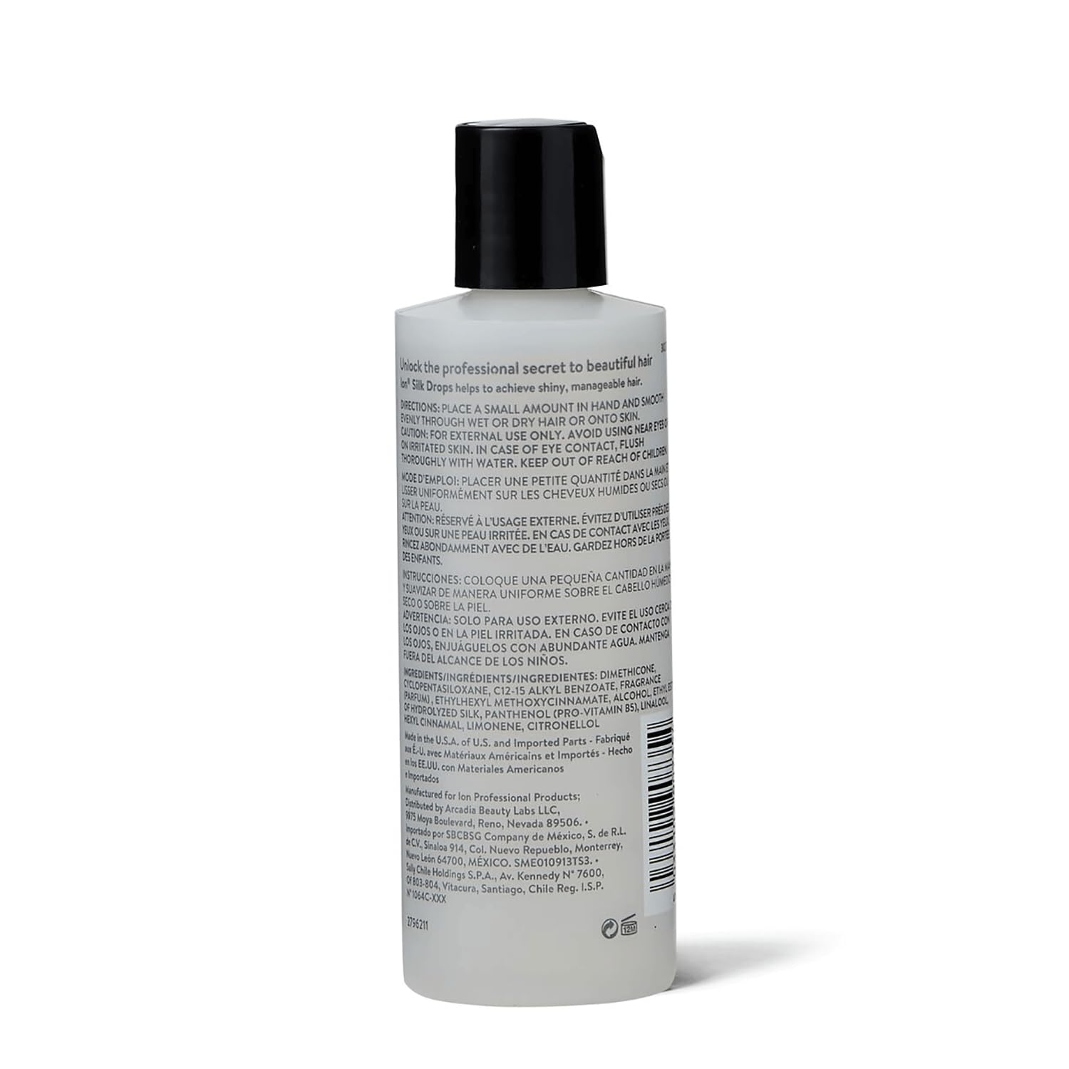 ion Silk Drops: control del frizz para cabello más manejable.