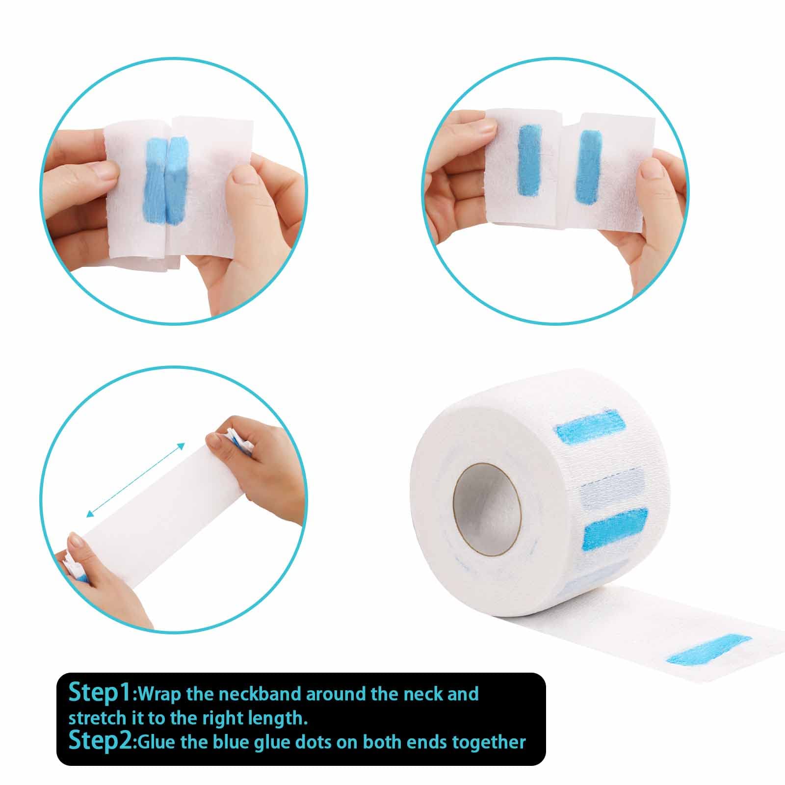IOOROSE protección higiénica para cuello durante el afeitado y peinado.