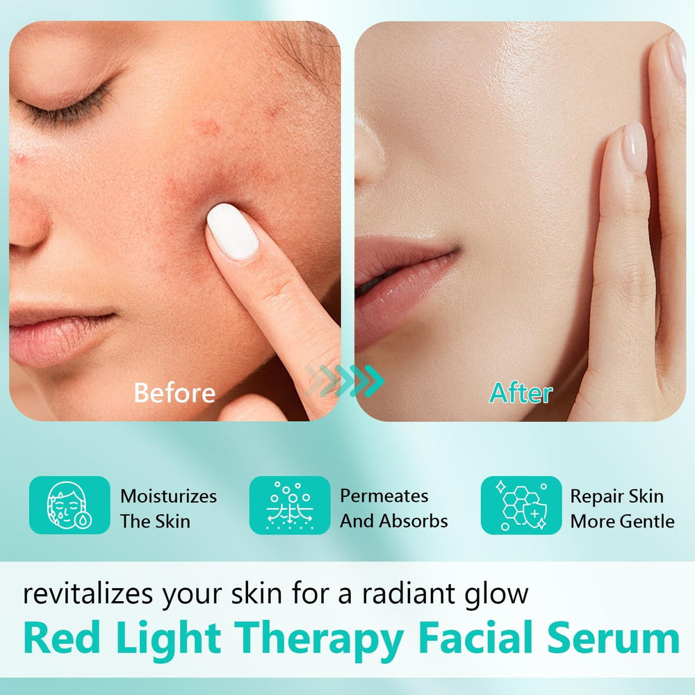 Ipsify Sérum activador de luz roja para cuello, compatible con sesiones de iluminación y cuidado