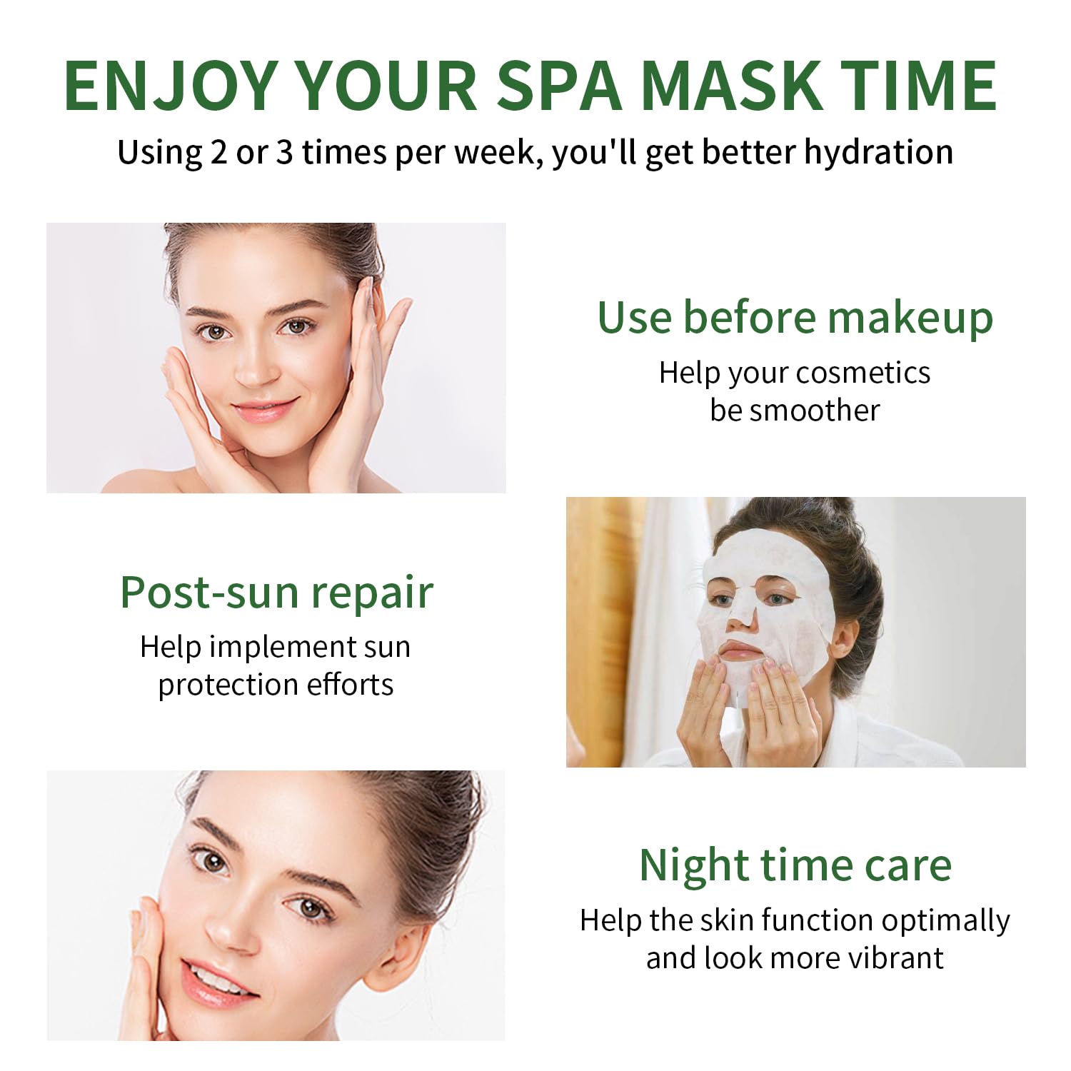Mascarilla IREV Aloe Vera, cuidado diario para piel hidratada.