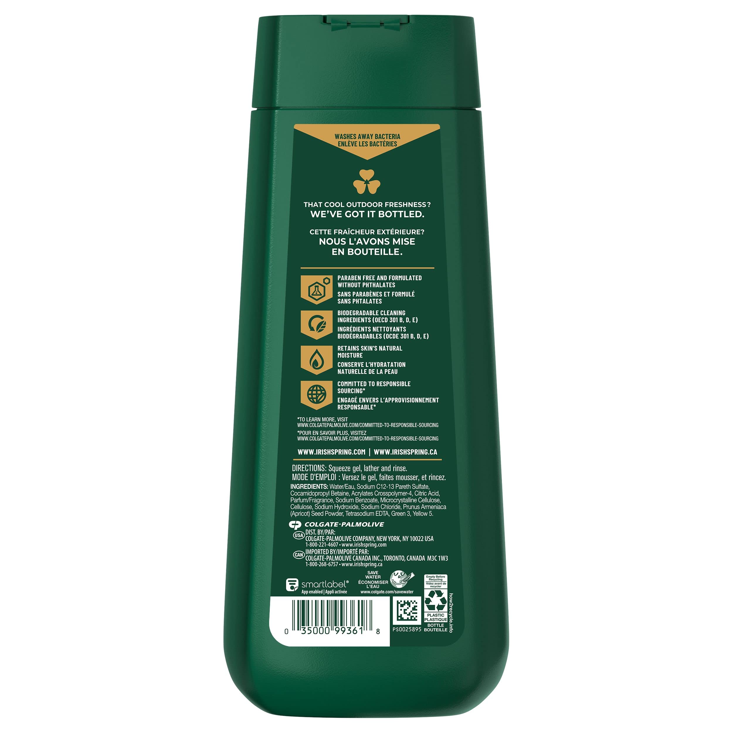 Envase renovado de Irish Spring Active Scrub con diseño nuevo