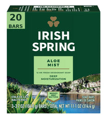 Irish Spring Jabón Aloe, barra – sensación fresca para la piel.