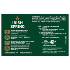 Empaque del jabón desodorante original de Irish Spring listo para la tienda.