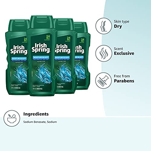 Irish Spring Envase Ergonomico: agarre cómodo durante la ducha