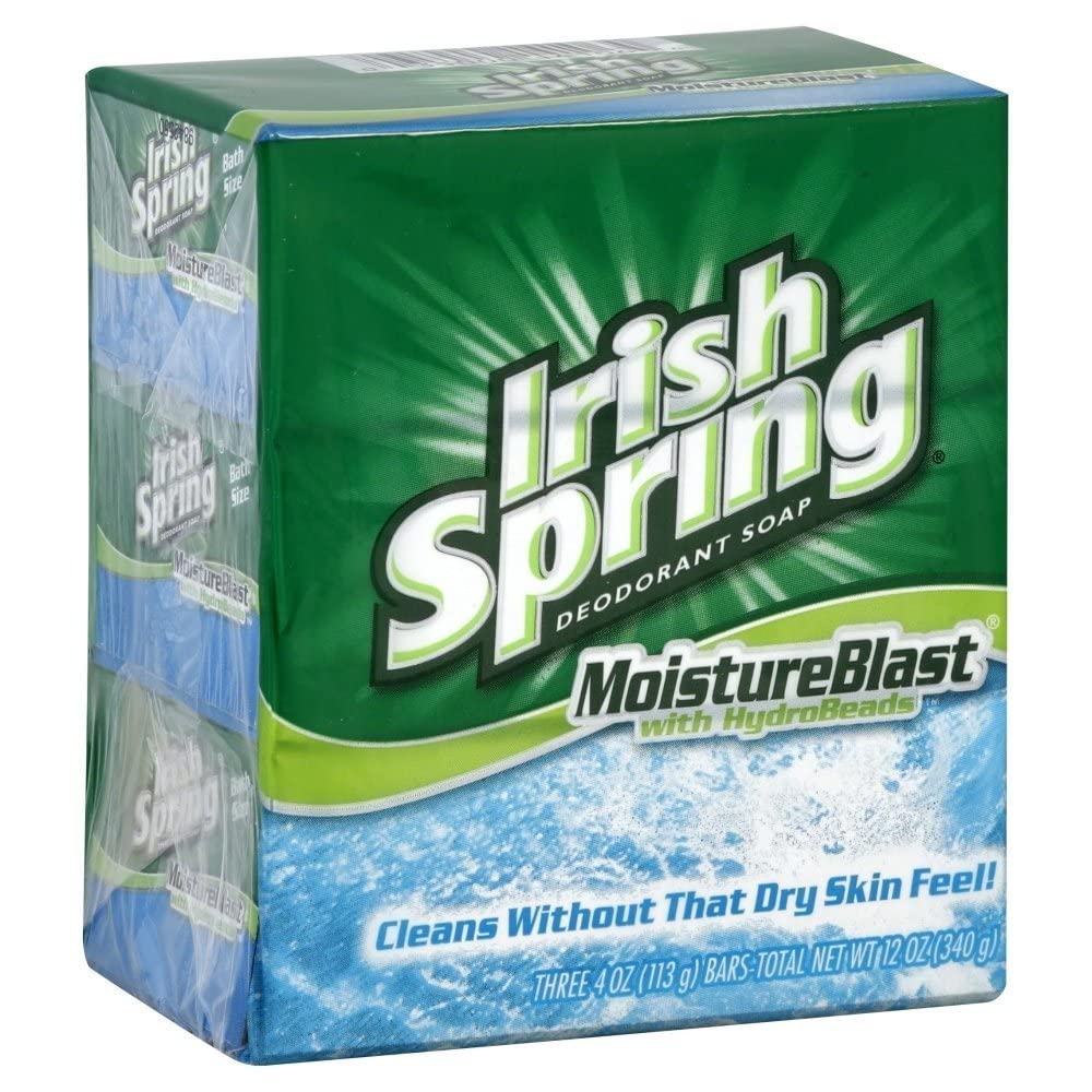 Irish Spring Moisture Blast, aroma revitalizante que perfuma la piel para empezar el día.