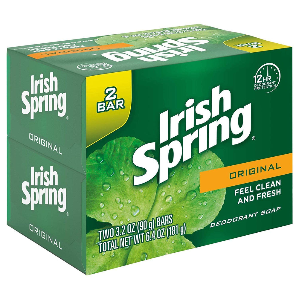 Irish Spring Original: barra en mano, aroma vigorizante para empezar el día.
