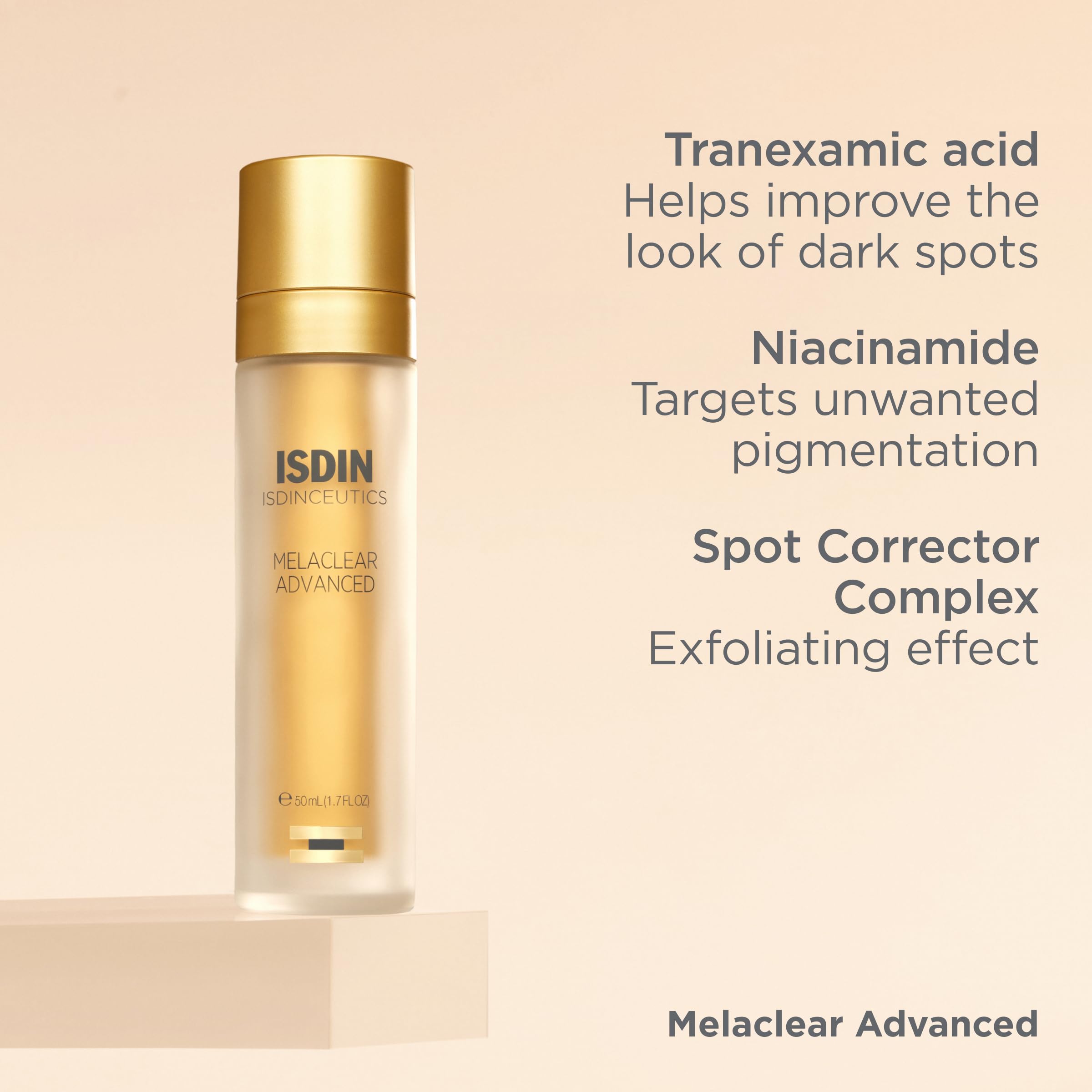 Hidratación de la piel con ISDIN Melaclear Advanced