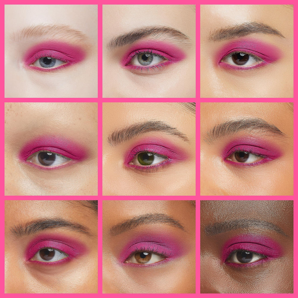 IS'MINE sombra rosa mate textura suave que facilita difuminar