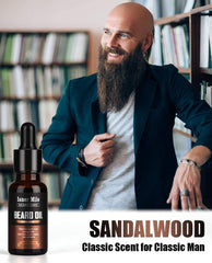 ISNER MILE aceite barba Cedro: aroma misterioso y acabado pulido.