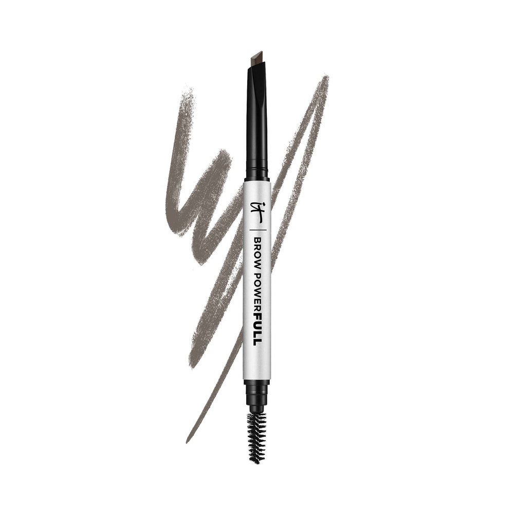 IT Cosmetics Brow PowerFULL con punta triangular para definición audaz y aplicación precisa.