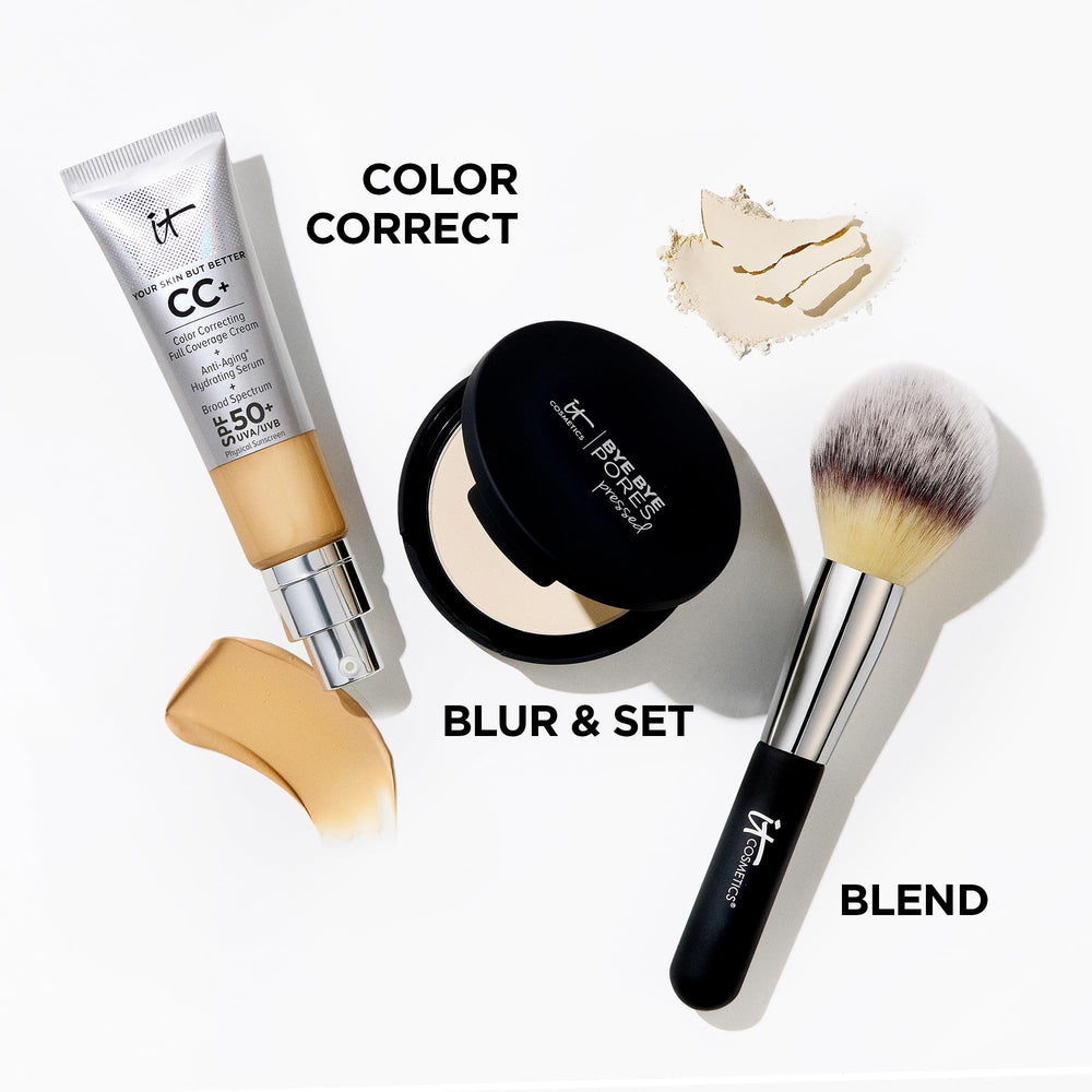 Componente antienvejecimiento del polvo IT Cosmetics para una textura más lisa