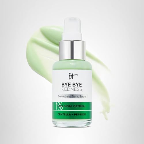 IT Cosmetics Bye Bye Redness Serum, sin parabenos ni fragancias, opción suave para piel sensible