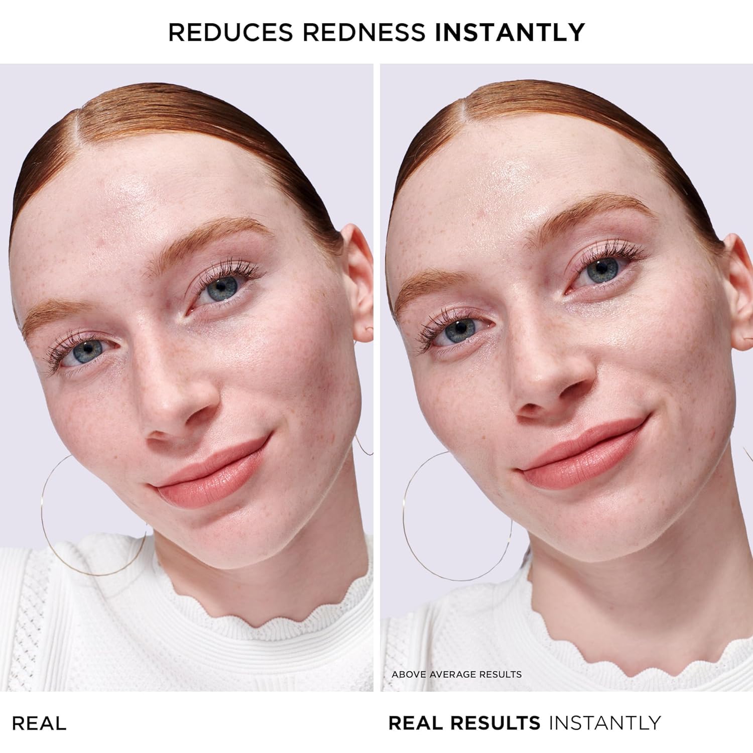 IT Cosmetics Bye Bye Redness Serum, textura crema lechosa, piel suave y bien hidratada