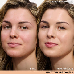 IT Cosmetics Bye Bye Under Eye Concealer Light Tan, aplicacion cremosa para cobertura suave.