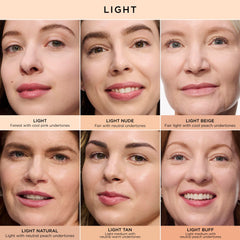 IT Cosmetics Bye Bye Under Eye Concealer Light Tan, resistencia al agua para uso diario.