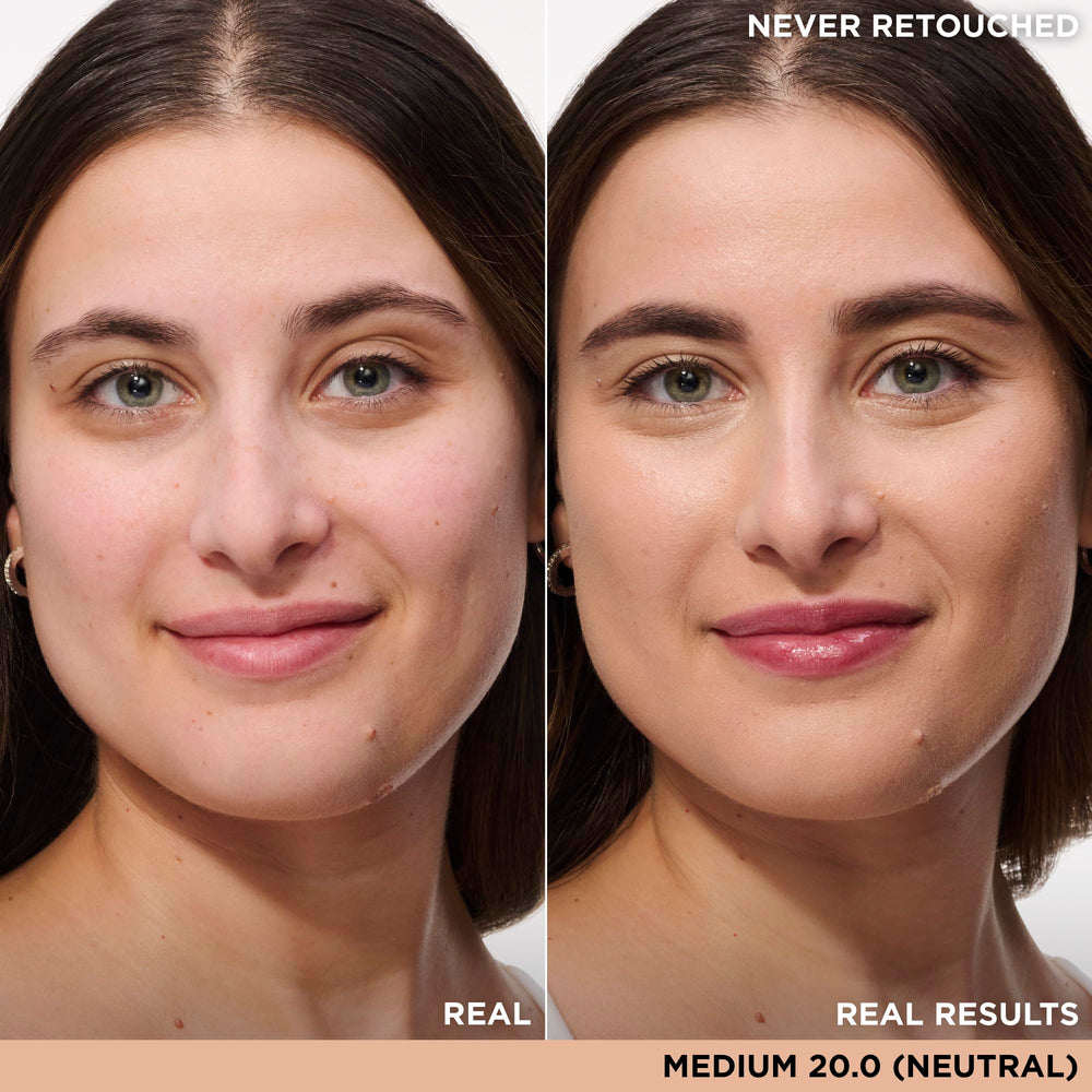 IT Cosmetics Bye Bye Under Eye Concealer Medium muestra cobertura total para ojeras y manchas