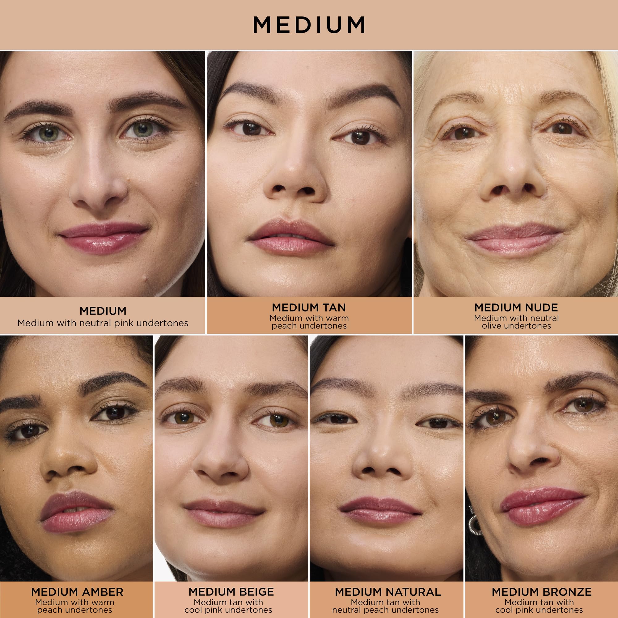 IT Cosmetics Bye Bye Under Eye Concealer, swatch couleur beige moyen pour camoufler les cernes.