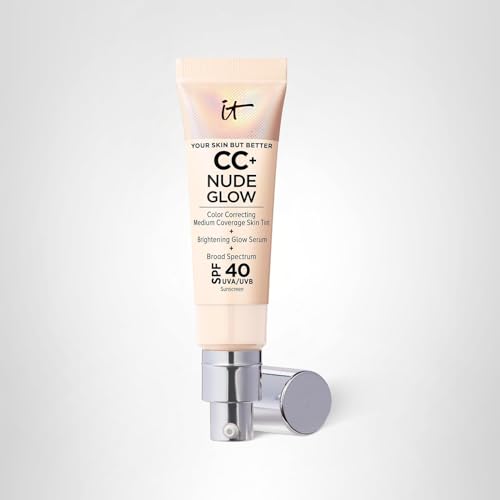 It Cosmetics CC+ Nude Glow, iluminación progresiva sin rastro blanco.