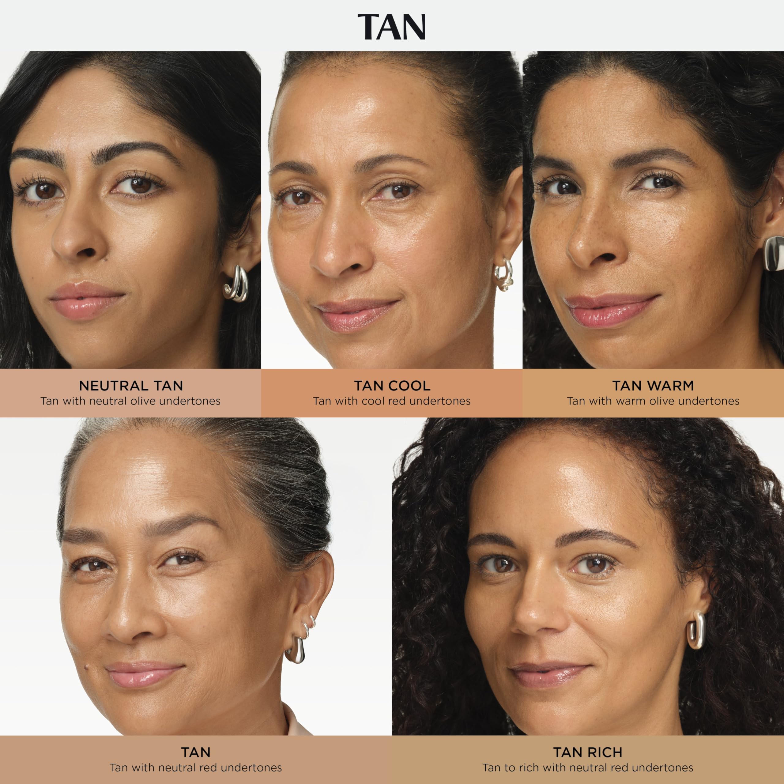 IT Cosmetics CC+ Nude Glow, swatch de color para comparar tono en piel