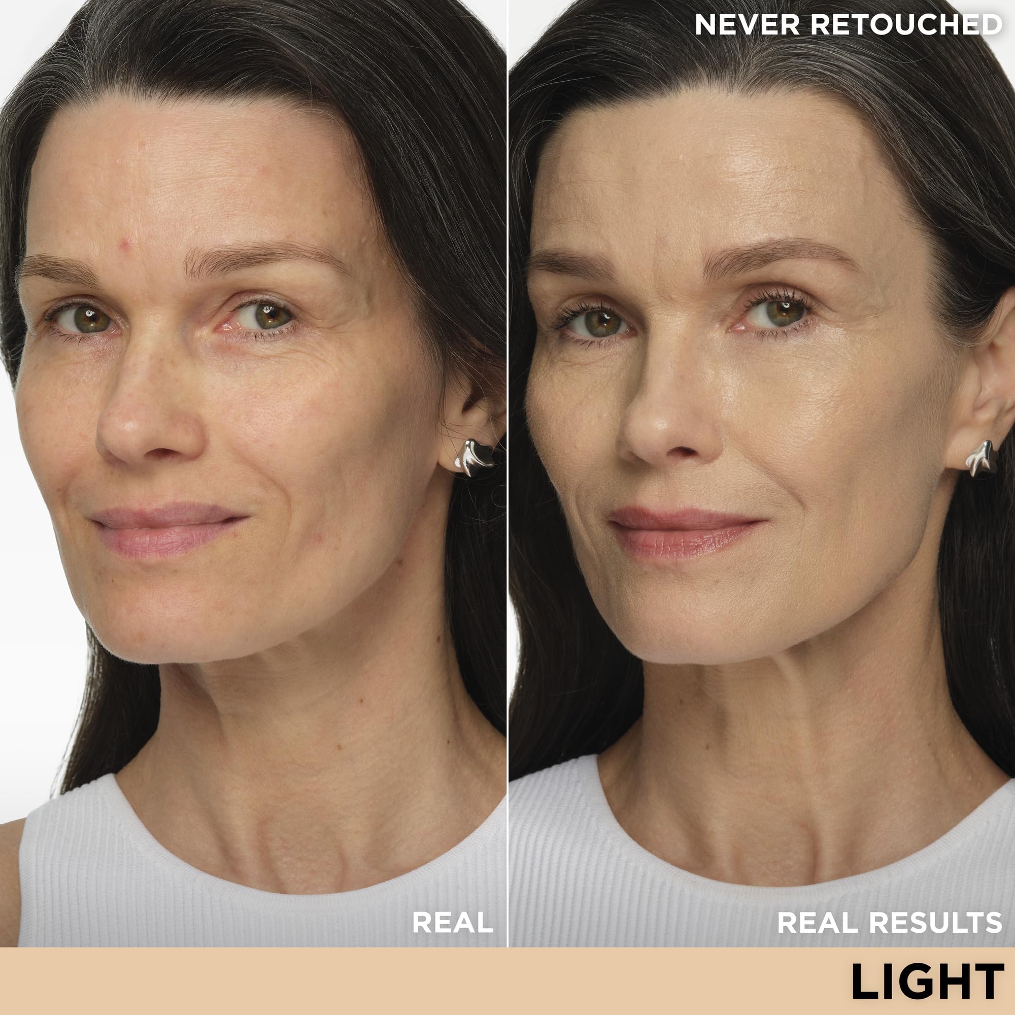 Texture crème hydratante de IT Cosmetics CC+ Crème Light pour peau lisse.