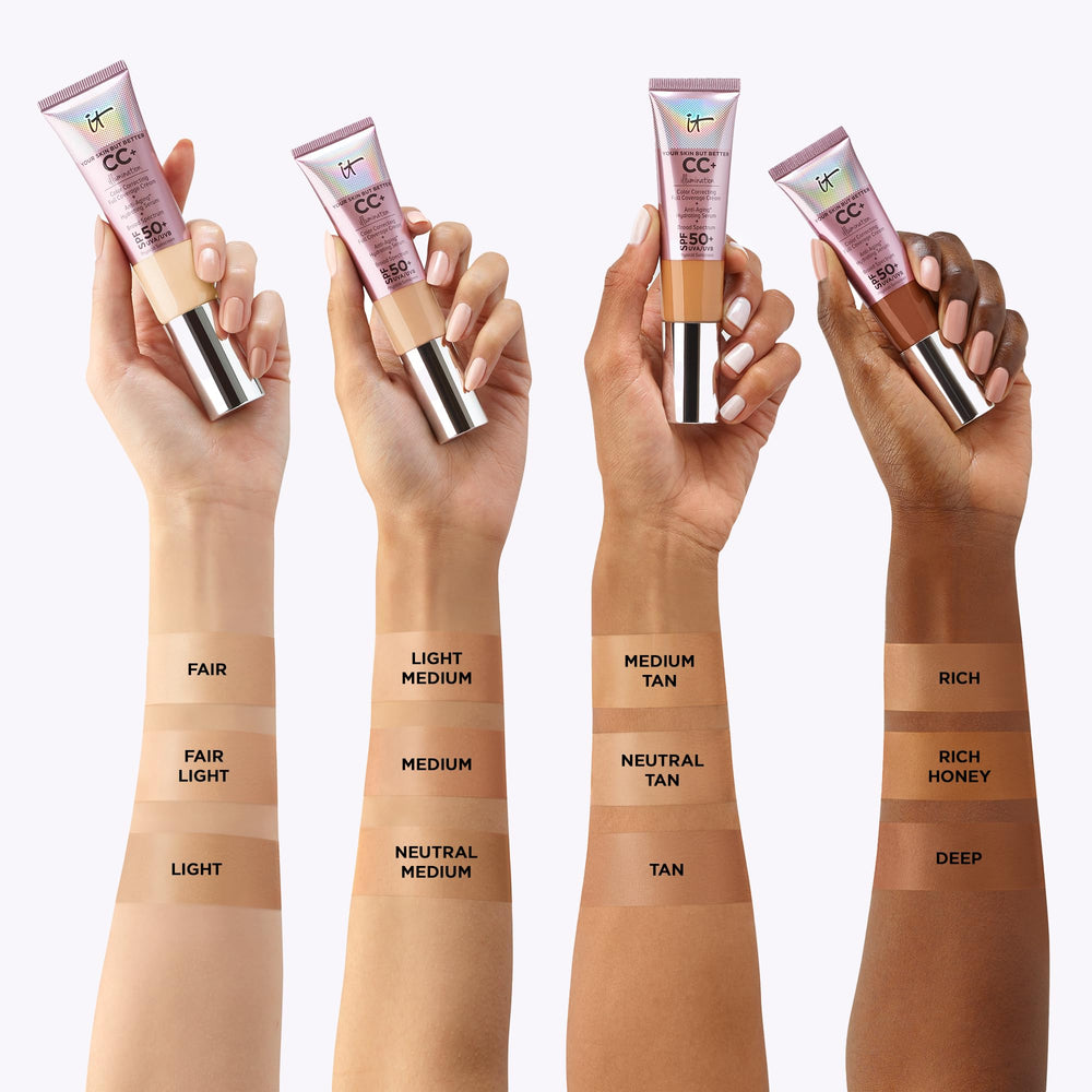 IT Cosmetics CC+ Illumination: SPF 50 para protección diaria
