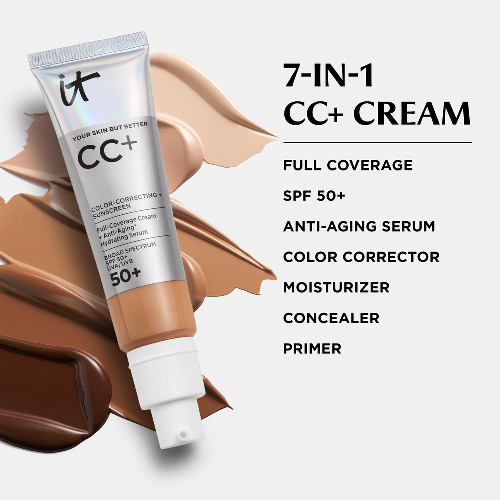 Piel con tono uniforme gracias a IT Cosmetics CC+ Cream
