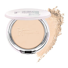 IT Cosmetics Celebration Foundation Illumination ofrece cobertura total para un poco de piel uniforme y radiante