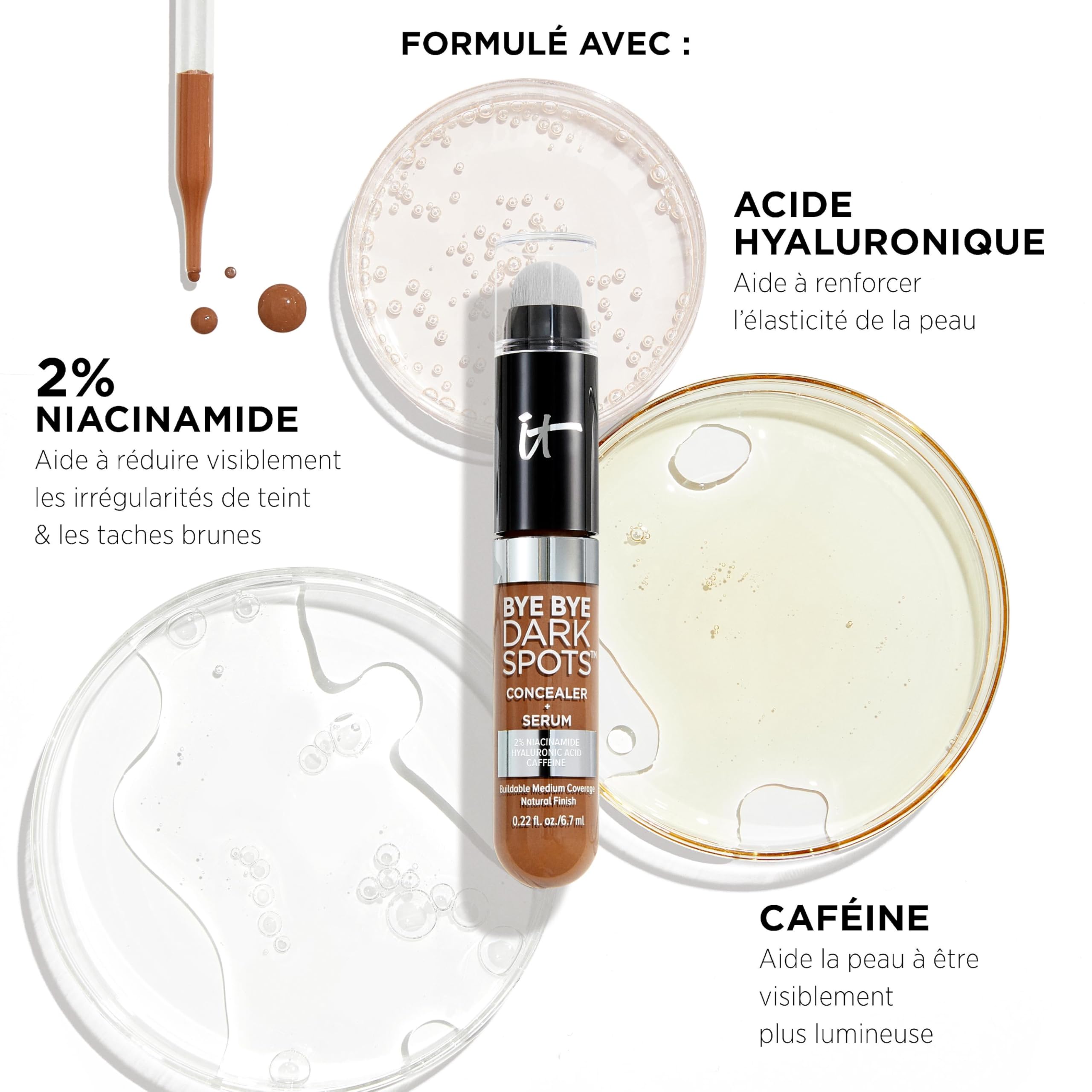 Ácido hialurónico IT Cosmetics ofrece hidratación de 24 horas.