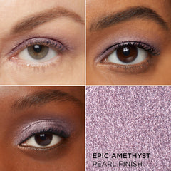 IT Cosmetics Superhero No-Tug aplicación suave en tono amatista para ojos delicados.