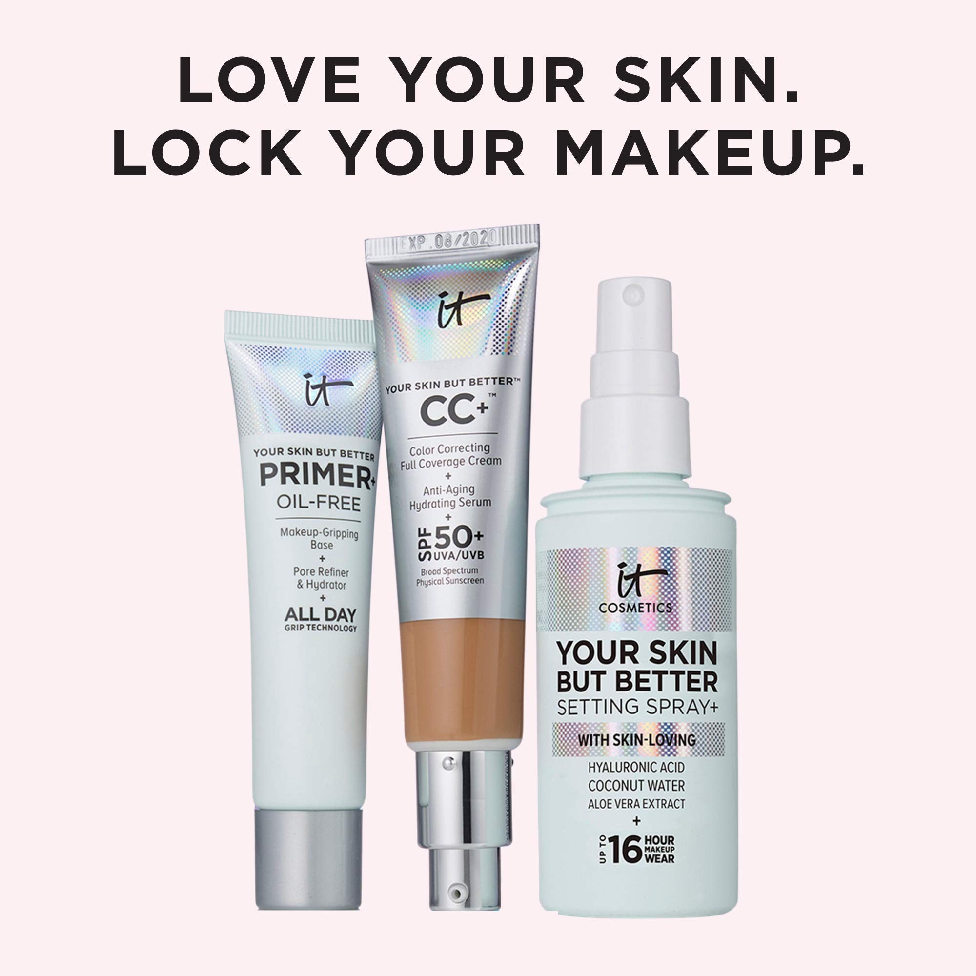 IT Cosmetics Your Skin But Better Setting Spray cuidado de la piel durante el día, bruma rehidratante.