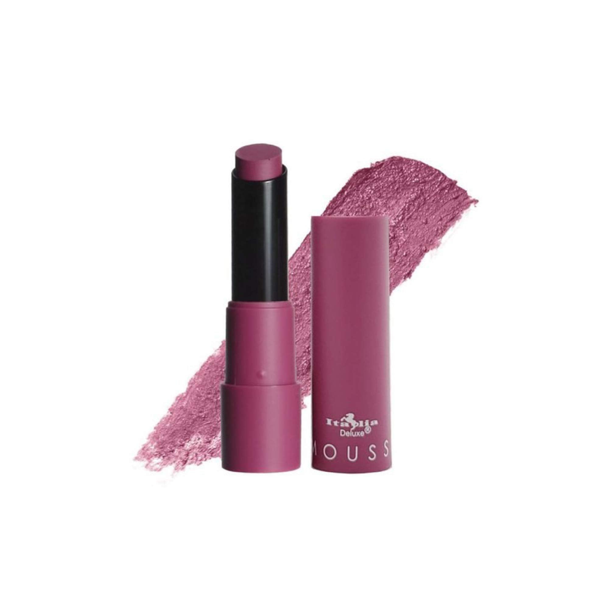 Acabado mate de Italia Deluxe con larga duración en labios