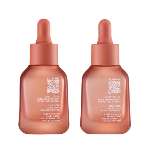 ITK Skincare Sérum Día: gota de aplicación para distribución uniforme.