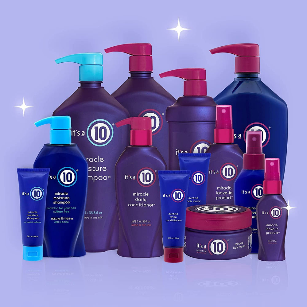 Champú It's A 10, ideal para cabello teñido que busca vibrancia.