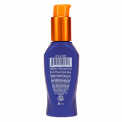 Aceite Milagroso con Queratina de It's a 10 Haircare, aplicación suave en cabello.
