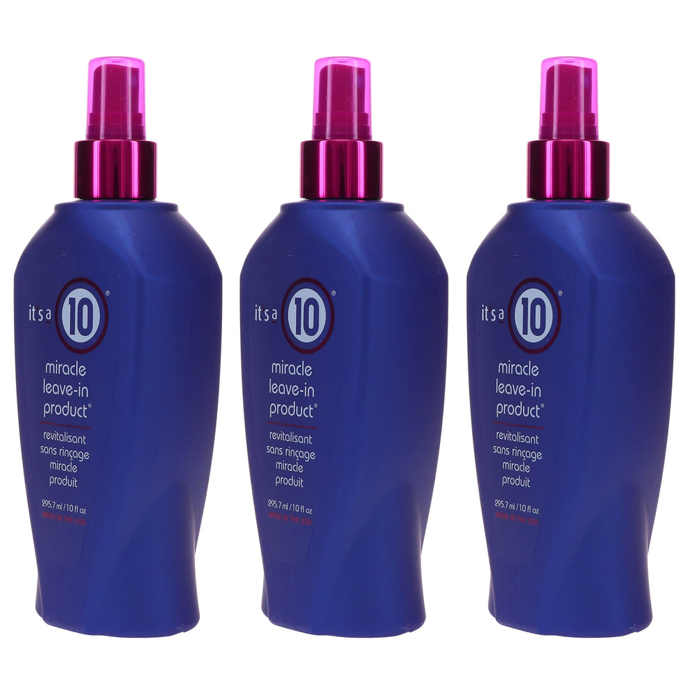 Its a 10 Haircare Miracle Leave-In, textura cremosa para desenredar y brillo.