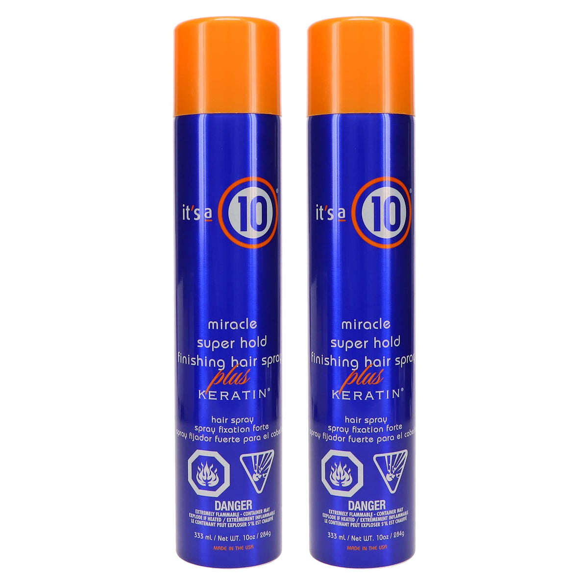 It's a 10 Haircare atomizador de fijación con keratina para acabado duradero.