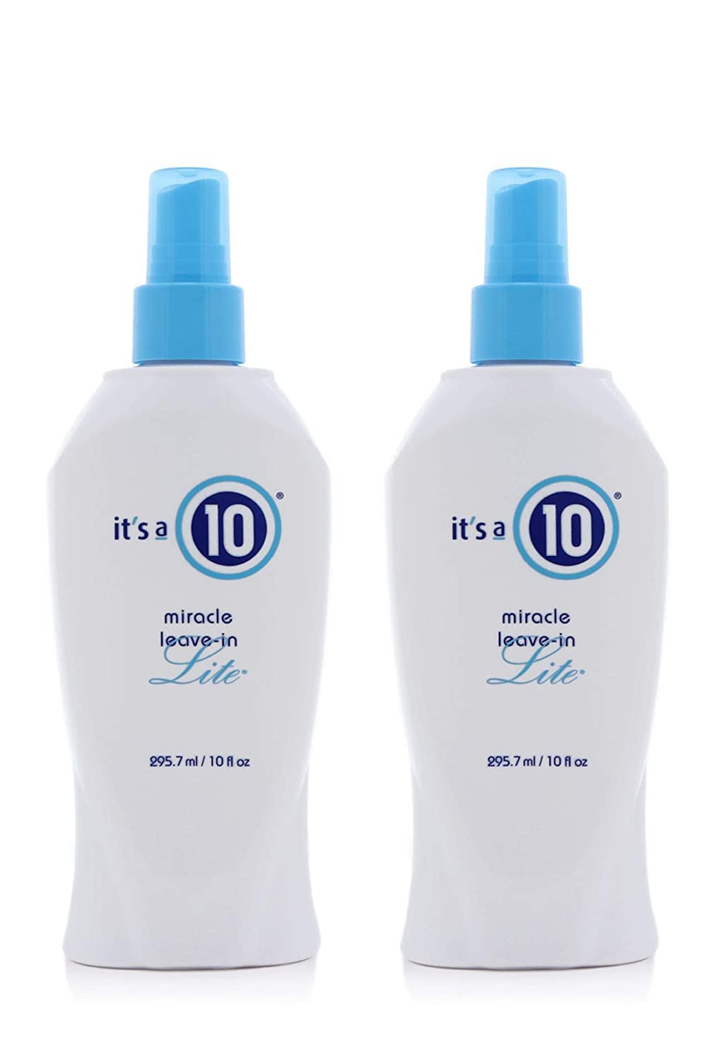 it's a 10 Miracle Leave-In Lite envase doble para cuidado continuo y desenredo fácil