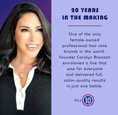 It's A 10 Silk Express Leave-In for damp hair application and even distribution.