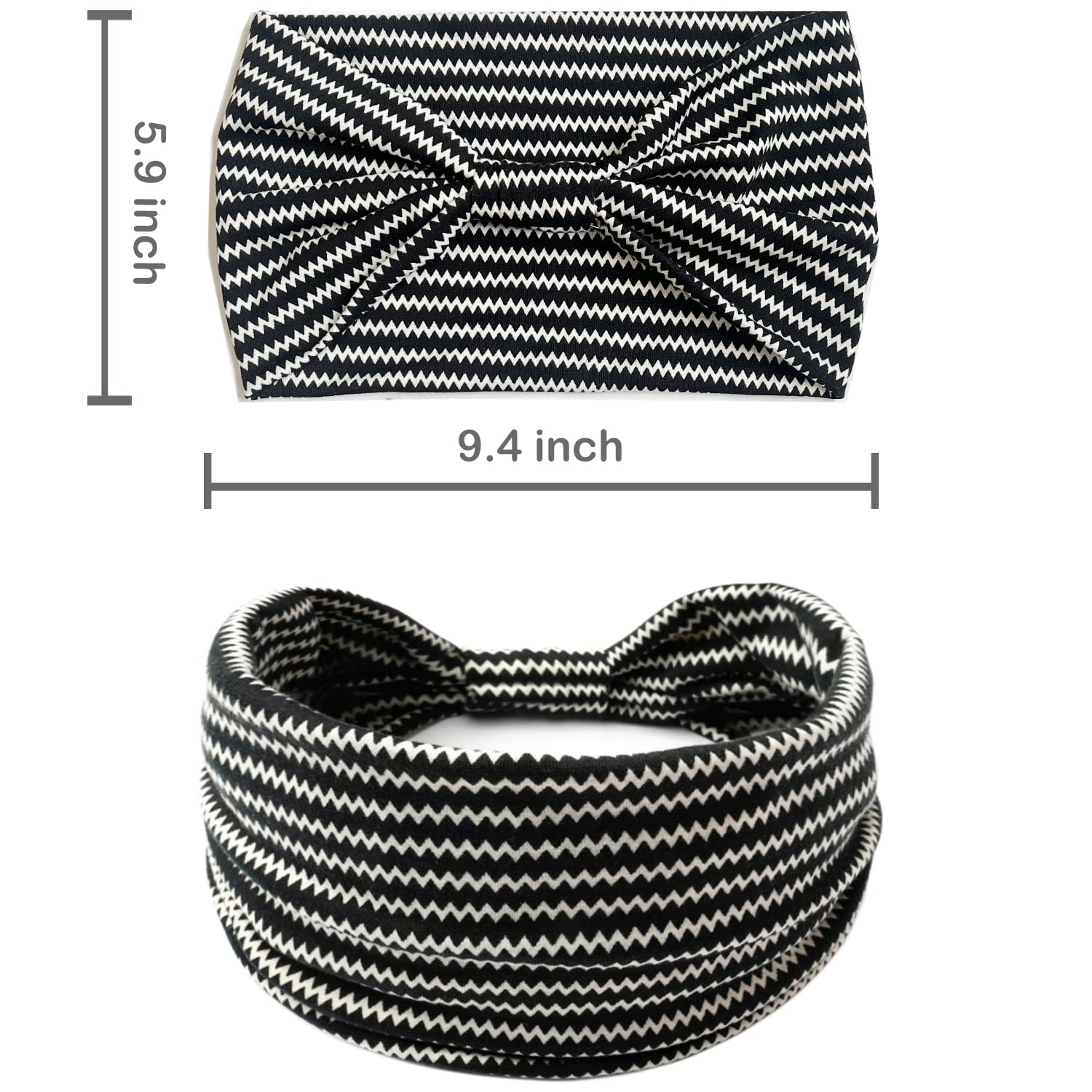 IVARYSS bandas cabeza anchas para ejercicio y comodidad