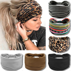 IVARYSS cintas cabeza anchas boho nudo, comodidad duradera para looks diarios
