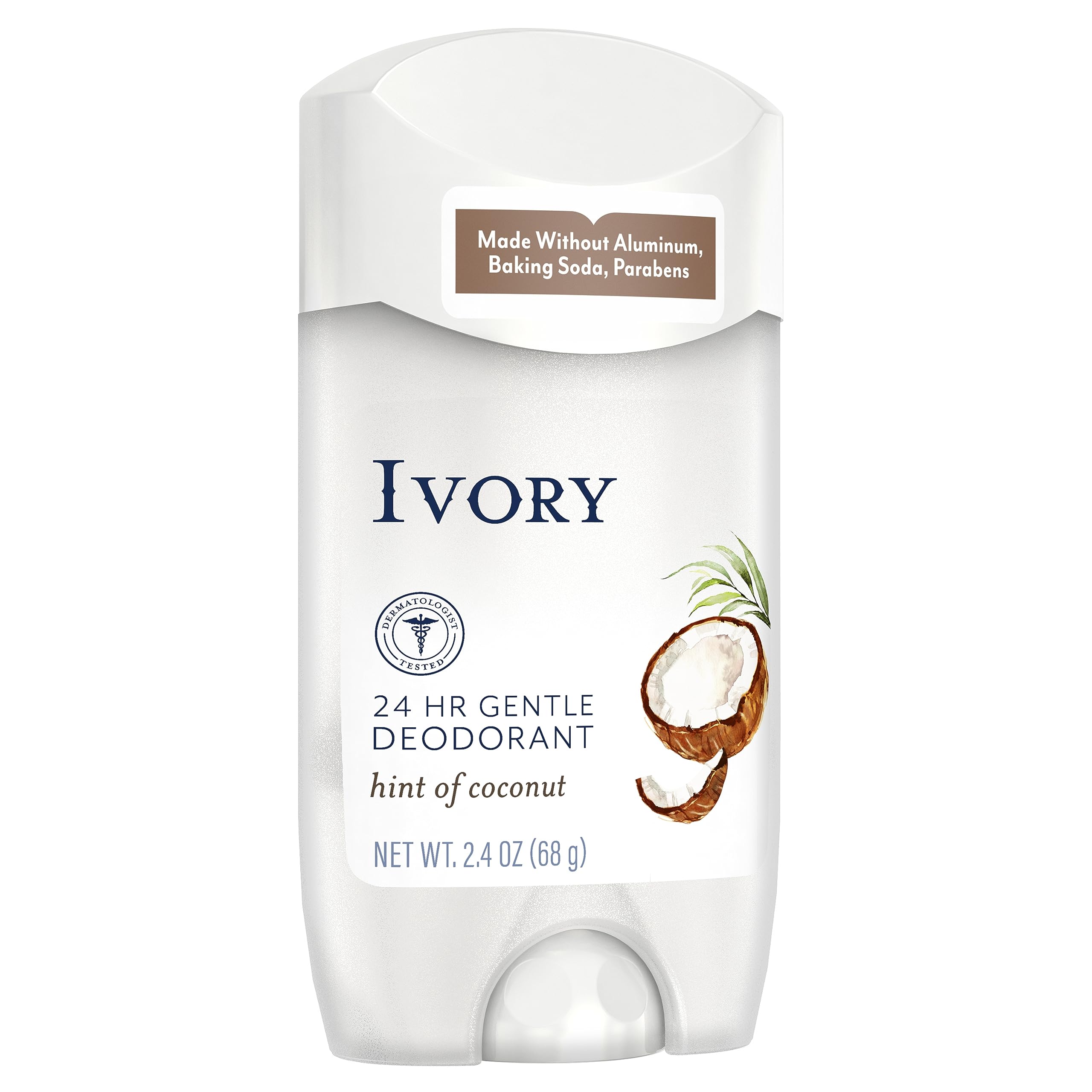 Ivory sal del Mar Muerto derivada naturalmente, desodorante duradero.